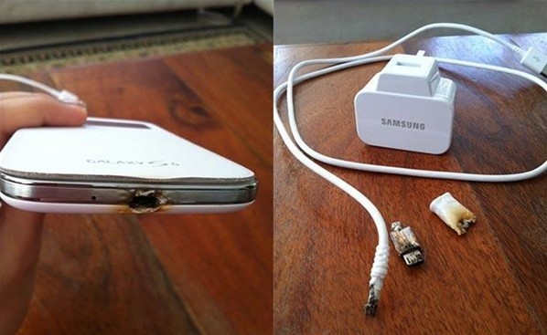 難耐酷熱天氣 網(wǎng)曝Galaxy S4手機著火了