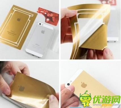 iPhone5一分鐘變“土豪金”