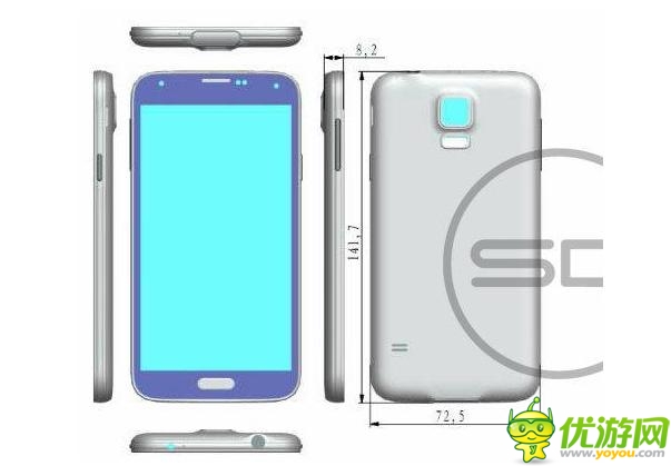 疑似三星GALAXYS5渲染圖曝光 新規(guī)格泄露