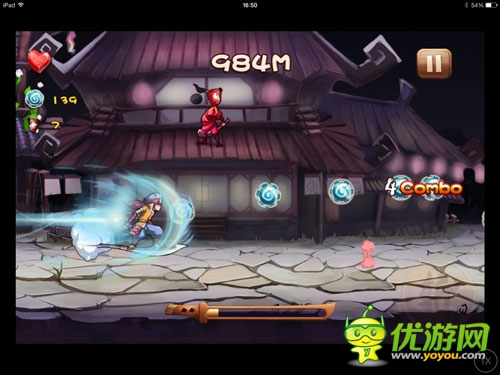 領(lǐng)神器跑酷 玩《忍者無雙》送iphone游戲手柄