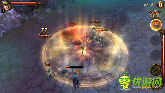 《戰(zhàn)神黎明》三大職業(yè)體驗秒殺群怪