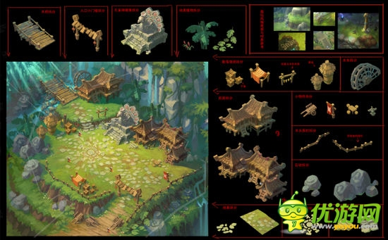 小屏幕大世界 《天下HD》場景手繪稿首曝