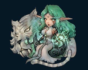 玩家畫師繪制《敢客聯(lián)盟》英雄皮膚新鮮出爐