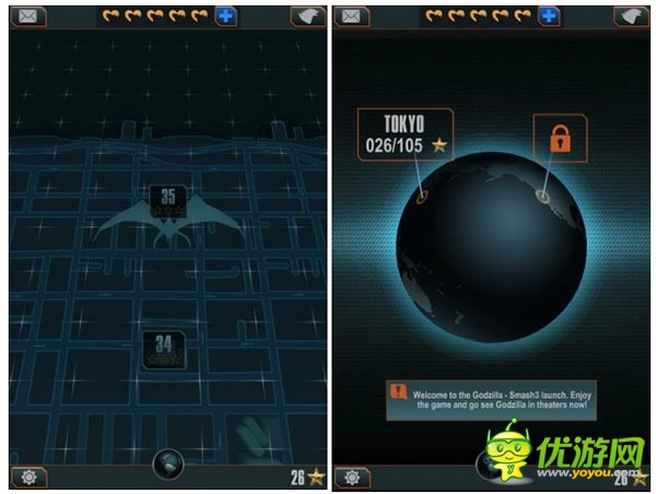 《哥斯拉:三消》試玩 消除寶石所向無敵