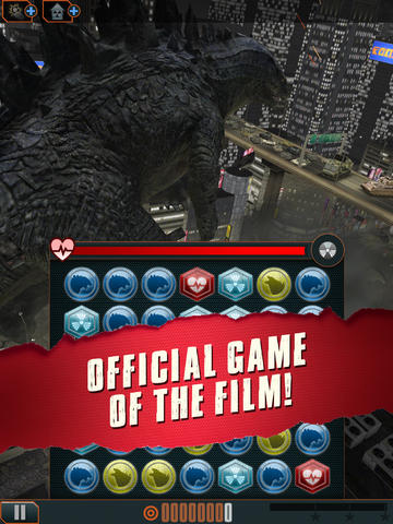 《哥斯拉:三消》試玩 消除寶石所向無敵