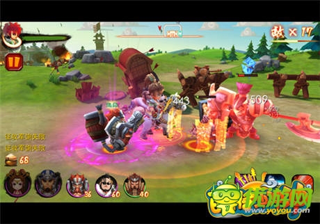 獨家解析《萌將沖沖沖》能打能跑的移動推塔