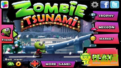 Zombie Tsunami 快來(lái)組織你的殭尸大軍