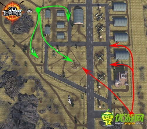 掌握伏擊戰(zhàn)！《3D坦克爭(zhēng)霸》地圖路線選擇