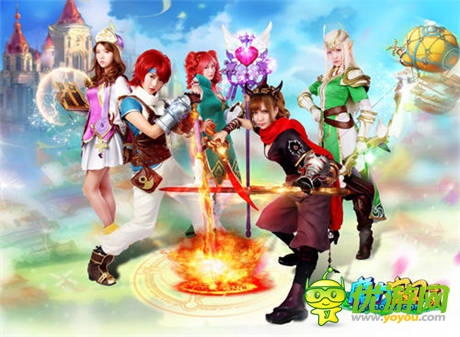 ”“四射《魔力寶貝》魔力少女團亮相