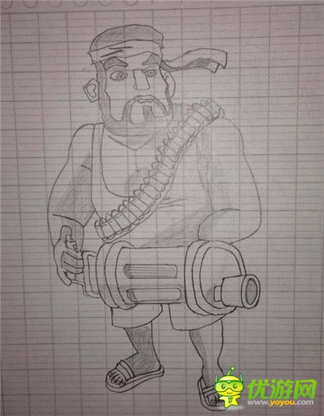 藝術(shù)大爆發(fā)《海島奇兵》有愛(ài)玩家手繪各大兵種