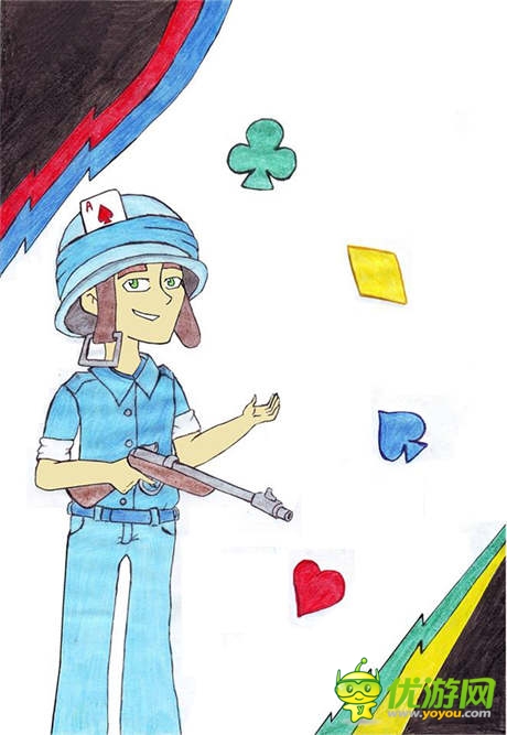 藝術(shù)大爆發(fā)《海島奇兵》有愛玩家手繪各大兵種