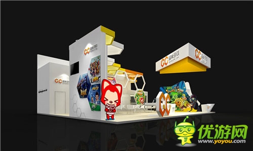 蜂巢游戲2014chinajoy展臺(tái)妙趣橫生