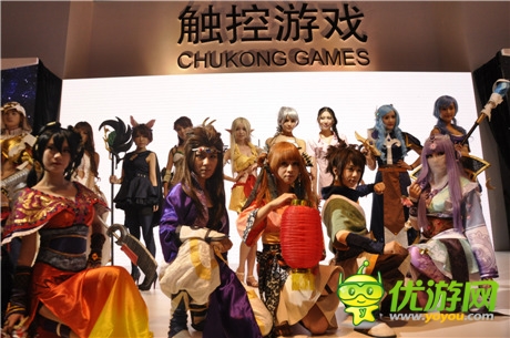 觸控游戲CJ首日閃耀全場(chǎng) 展臺(tái)耀眼人氣爆棚