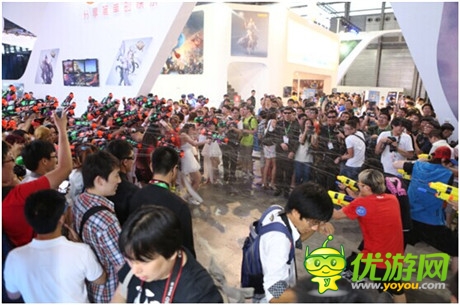 西山居女神對射 曹安娜粉絲開啟上帝模式