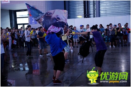 西山居女神對射 曹安娜粉絲開啟上帝模式