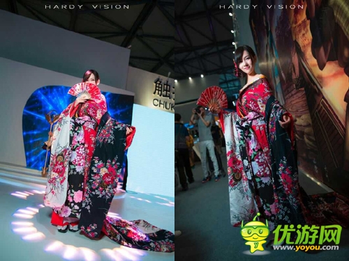 最美和服驚艷亮相《勇者前線》美女玩家大圖曝光