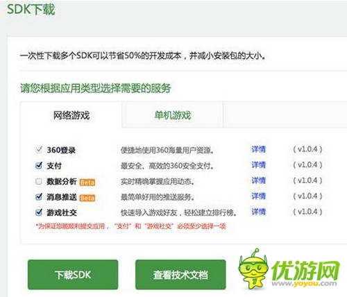360手游SDK定制化:整合統(tǒng)計(jì)/社交/PUSH