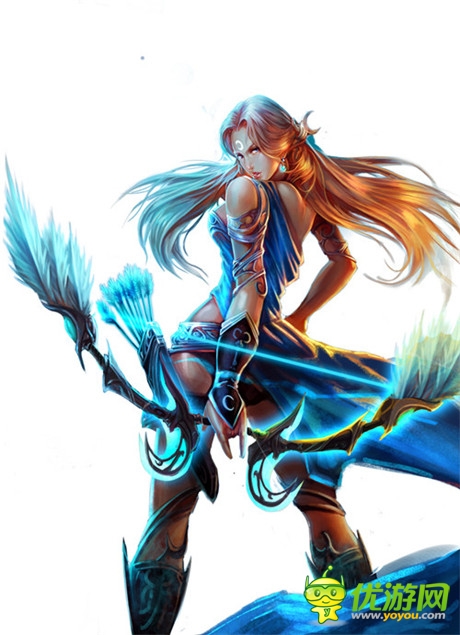 歐洲神曲《圣火英雄傳》唯美女神原畫曝光