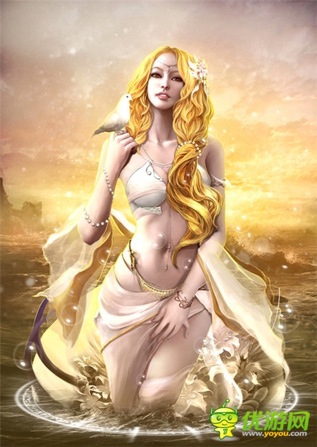 歐洲神曲《圣火英雄傳》唯美女神原畫曝光