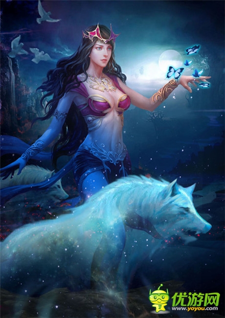 歐洲神曲《圣火英雄傳》唯美女神原畫曝光