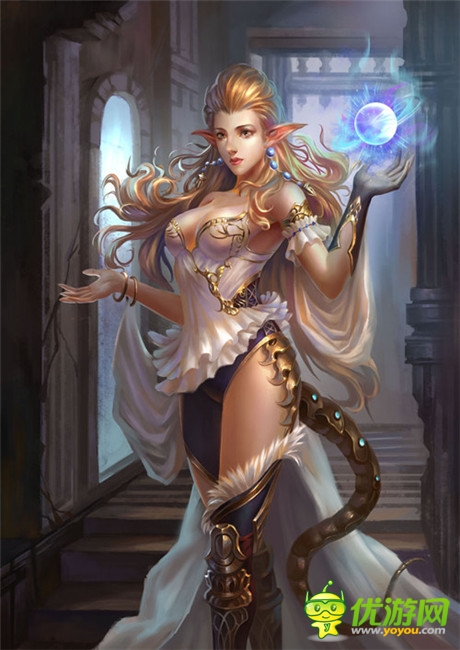 歐洲神曲《圣火英雄傳》唯美女神原畫曝光