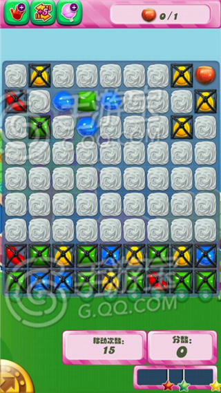 糖果傳奇第55關(guān)怎么過