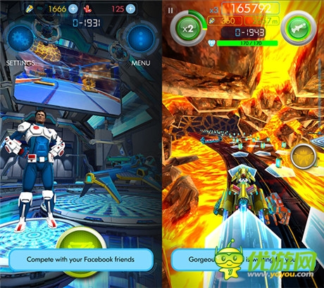 跑酷+射擊類游戲《烈火翱翔》上架IOS