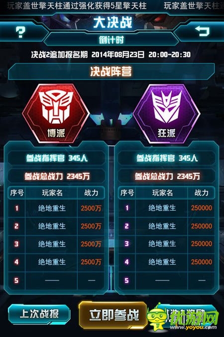 對(duì)戰(zhàn)不停歇《變形金剛:崛起》今安卓公測(cè)