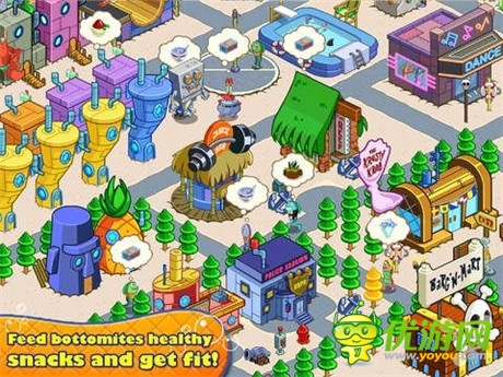 模擬養(yǎng)成手游《海綿寶寶搬來了》冰點促銷中