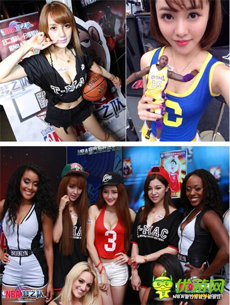 女神于芷晴加盟《NBA夢(mèng)之隊(duì)》靚爆NBA籃球國(guó)度北京站