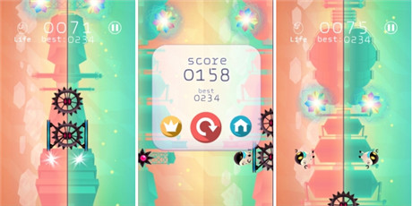 跑酷游戲《奔跑機器人》2個關(guān)卡同時玩