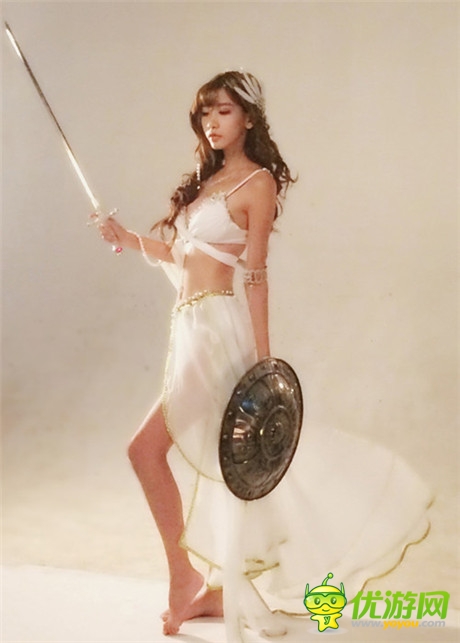 沐浴女神《圣火英雄傳》COS拍攝花絮