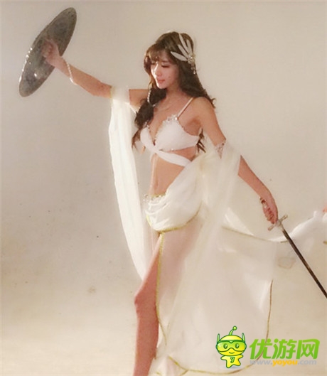 沐浴女神《圣火英雄傳》COS拍攝花絮