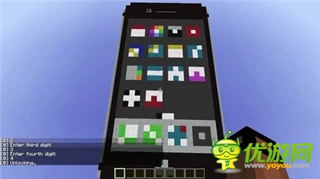 你沒(méi)看錯(cuò) 玩家用《我的世界》制造“iPhone”