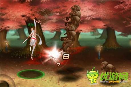 純白斗衣冷艷封魔《紅刃OL》忍女形象定音