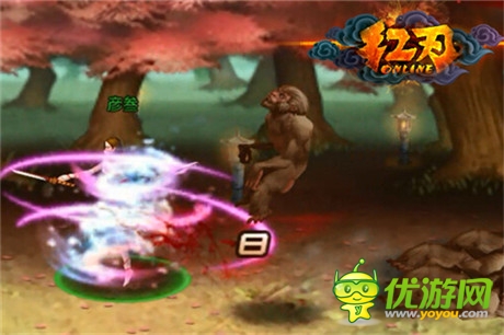 純白斗衣冷艷封魔《紅刃OL》忍女形象定音