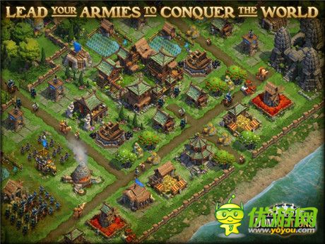 策略對(duì)戰(zhàn)手游新作《DomiNations》正式曝光
