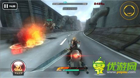 體驗飛車追逐戰(zhàn)《Final Fantasy VII G-Bike》開放下載