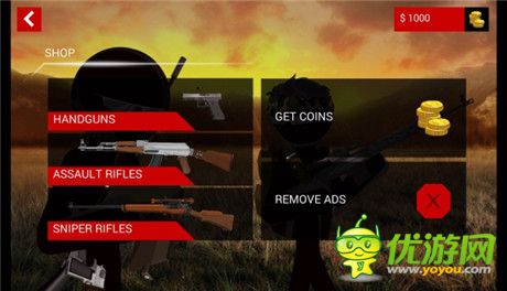 《Stick Squad》以火柴人為主角的美劇風格狙擊游戲