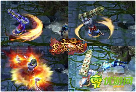 《笑傲江湖3D手游》主機(jī)動(dòng)作風(fēng)格 打造剛猛少林派