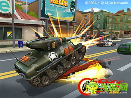 掌趣大陸?yīng)毚鶶EGA手游大作《瘋狂出租車:都市狂飆》