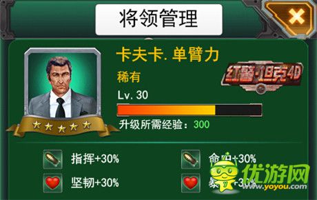 3k玩《紅警·坦克4D》將領(lǐng)屬性資訊全面曝光