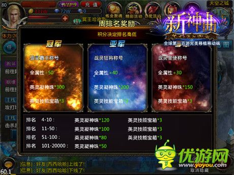 雙競技時代開啟《新神曲》英靈競技火爆上線