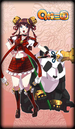 知名臺灣畫師繪制 51wan自研《Q妹三國》原畫賞析