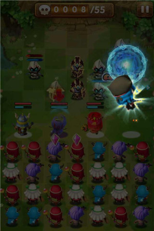 《魔法呆呆碰》IOS越獄測評：混合型的消除玩法