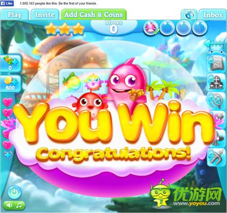 三消手游大作《小魚愛消除(Fish Epic)》上架安卓