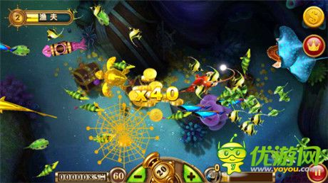 《捕魚達人土豪金》全新版本 用黃金大網捕黃金大魚