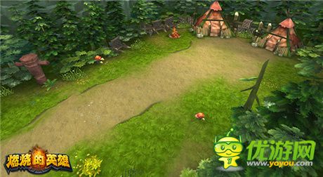 《燃燒的英雄》“ARPG+卡牌”進化手游首批場景曝光