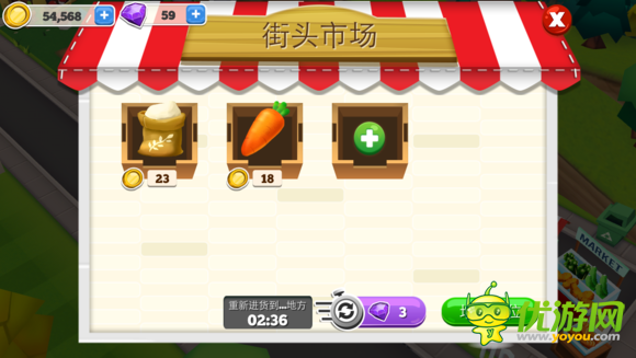 餐廳物語2街頭市場攻略