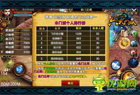 萬(wàn)人撕逼一戰(zhàn)方休《六大門(mén)派》空間入口上線